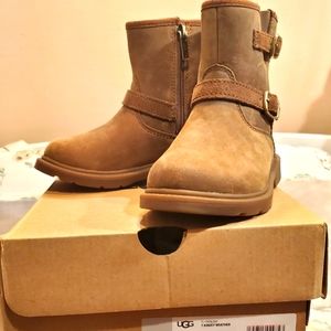 Ugg Toddler Leather Brown Boot